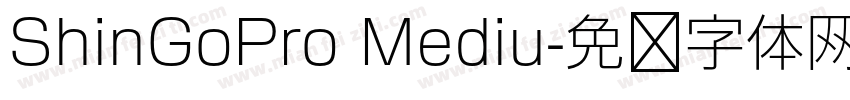 ShinGoPro Mediu字体转换